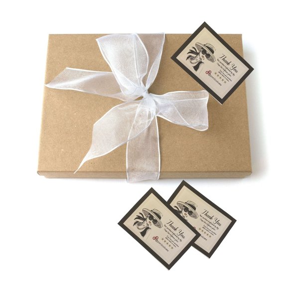 Thank You For You Order Set of 100 Glamorous Cards - Picture 2 of 9